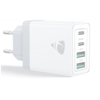 USB C Charger, 4 Ports Multiple Charger with USB C and USB A, 40 W Fast Charger, PD 3.0 Power Adapter, USB Power Supply for iPhone 15/14 Pro Max/13/12/11/SE 2020/XS/XR/8/7, Samsung Phones